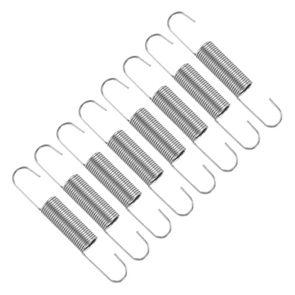 uxcell 8Pcs Stainless Steel Extension Spring Dual Hook 1mmWD, 10x70mmODxL - size: 1mm Wire, 10mmx70mm(ODxL)