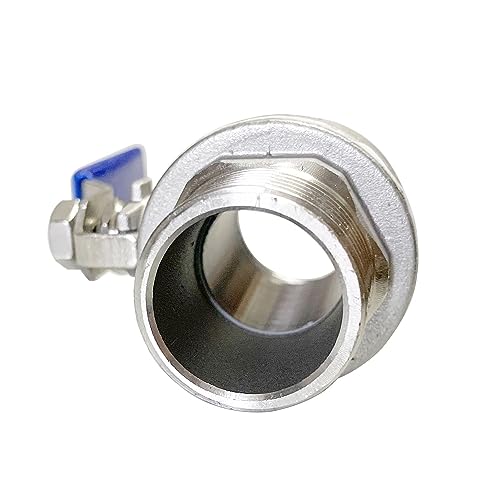 1" Male to Female Thread Full Port Ball Valves NPT 304 Stainless Steel for Water Oil Gas WOG1000 - size: 1 Inch