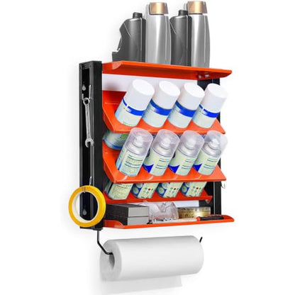 Ultrawall Spray Can Holder Rack, Steel Wall Mounted Spray Bottle Holder