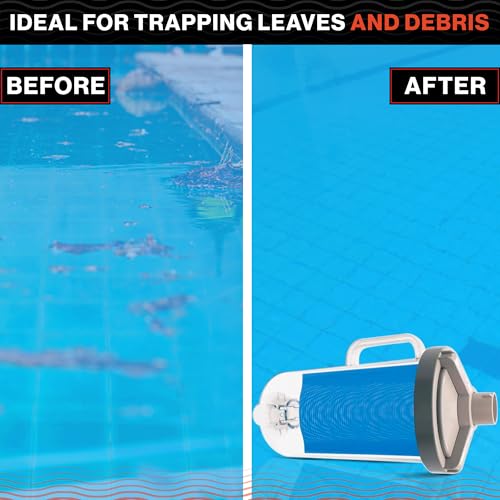 Swimables W530 Large Capacity Leaf Canister with Mesh Bag - Heavy Duty Pool Vacuum Leaf Canister Compatible with Hayward Pool and Spa Cleaners Replacement for Inline Leaf Catcher - style: SW-10-530