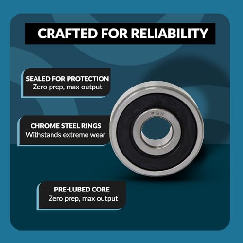 PGN 6307-2RS (1 Pack) Ball Bearing 35x80x21mm Chrome Steel Sealed