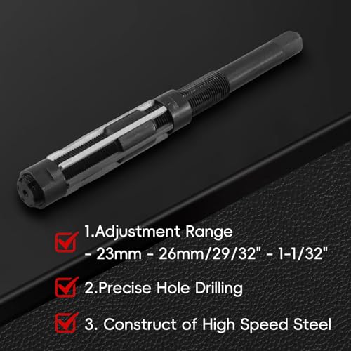 Adjustable Hand Reamer Square End Blade Reamer, 23-26mm/29/32" - 1-1/32" - size: 23-26mm