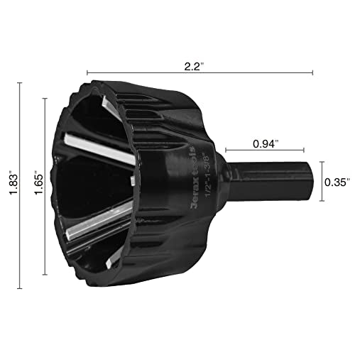 1/2"-1-3/8" Carbide Chamfering Bit Uniburr Deburring Tool - size: 1/2" - 1-3/8" (1 PCS)