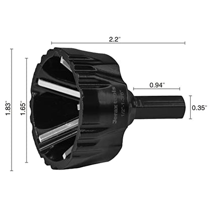 1/2"-1-3/8" Carbide Chamfering Bit Uniburr Deburring Tool - size: 1/2" - 1-3/8" (1 PCS)