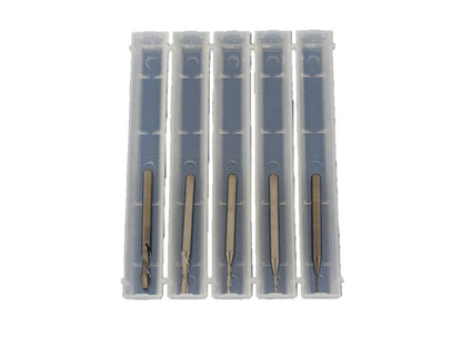 TMAX 5p Carbide Downcut Inlay Router Bits, 1/32"-1/8" Cutting, 1/8" Shank - size: 5pc assorted