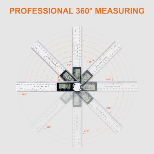 Digital Angle Finder Protractor, 7inch 200mm Measuring Tool