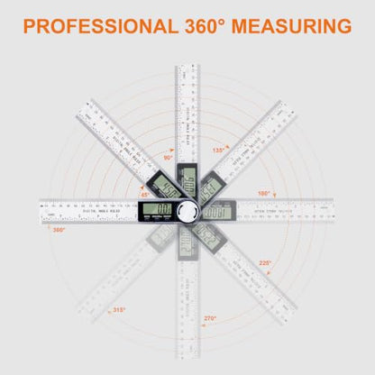 Digital Angle Finder Protractor, 7inch 200mm Measuring Tool