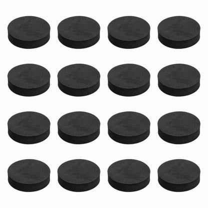 MECCANIXITY Single Sided Speaker Isolation Pads 65mmx16mm Round Black - size: 65mmx16mm