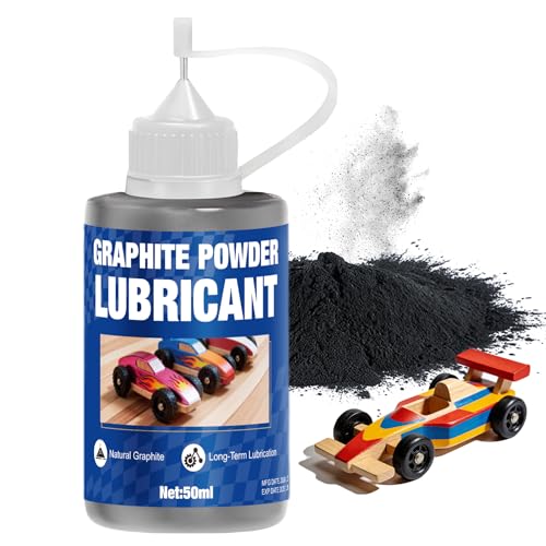 Graphite Powder for Locks, 50ml High-Purity 3000-Mesh Dry Graphite