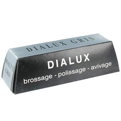 Silver Black Jewelry Polishing Compound White & Gray Dialux Rouge 2 Bars
