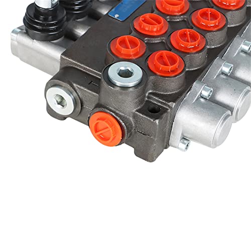 5 Spool 13GPM Hydraulic Directional Control Valve, 3600PSI SAE Ports