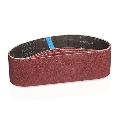 4x36 Inch Sanding Belts 60 Grit 4 Pack for Belt Sander - size: 60Grit-4Pack