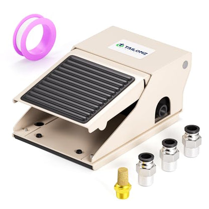 TAILONZ 1/4"NPT Pneumatic Foot Pedal Valve 4 Way 2 Position FV420 - size: 4 Way 2 Position
