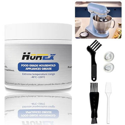 Food Grade Grease 1.76oz Kitchen Stand Mixer Machines Lubricant Anti-Seize Slicers Gear Bearing Attachments for Home Household Blender Coffee Grinders Cooking Baking ice Cream Equipment 50g