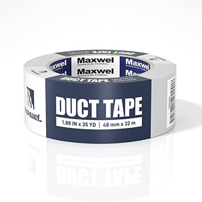 Duct Tape White Heavy Duty Waterproof Duct Tape for Home Repair - color: White