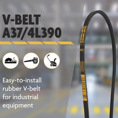Top Drive A37/4L390, A/4L, Classic Wrapped V Belt, 1/2" x 39" - size: A37/4L390