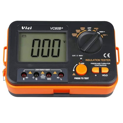 VC60B+ Digital Insulation Resistance Tester Megohm Meter