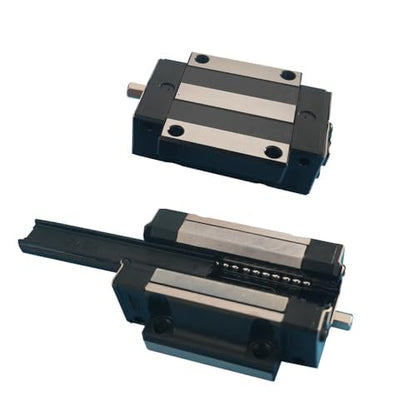 HGW20CA Linear Slider Bearing, 2pcs HGW20CA Flange Standard Steel Bearing Slider Block, for HG20 High Assembly CNC Linear Guide for CNC - size: HGW20CA, style: Steel protection slider