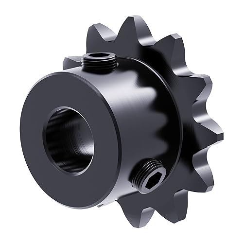 12 Tooth Roller Chain Sprocket, 25 Chain, 8mm Bore - size: 12T/8mm Bore