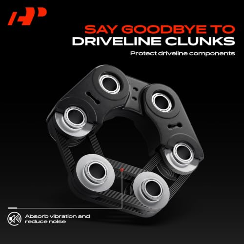 A-Premium Drive Shaft Coupler Flex Joint Propshaft Coupling with Bolts