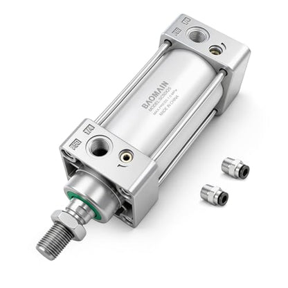 BAOMAIN Pneumatic Air Cylinder 2" Bore 1" Stroke SC50x25