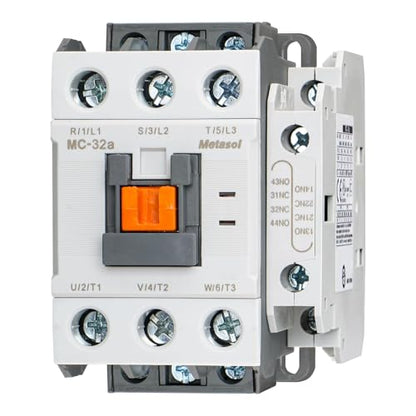 BAOMAIN 3-Pole Magnetic Contactor,50A Ith 110V AC Coil,UL Certified MC-32a