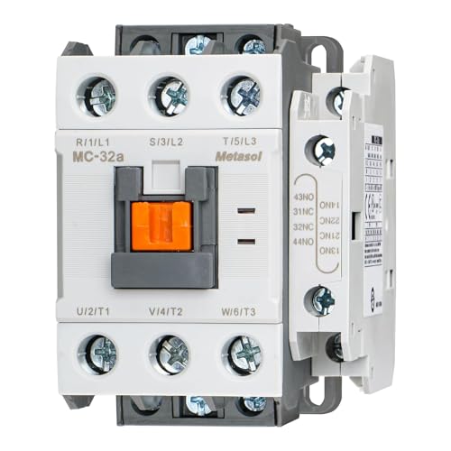 BAOMAIN 3-Pole Magnetic Contactor,50A Ith 110V AC Coil,UL Certified MC-32a