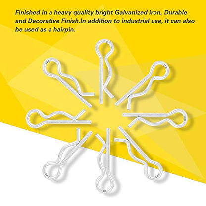 Cotter Pin Assortment, Durable Hitch Pin Clip, One Small Hitch for Industrial Hydraulic Support