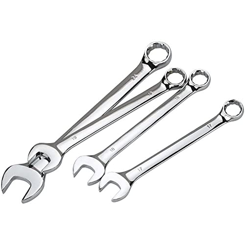 FLZOSPER 17mm Metric Wrench,12-Point Box End Head Combination Wrench Spanner