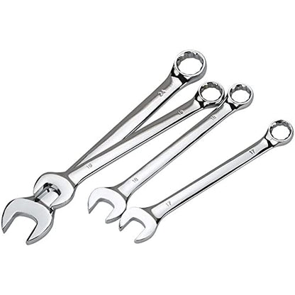 FLZOSPER 17mm Metric Wrench,12-Point Box End Head Combination Wrench Spanner