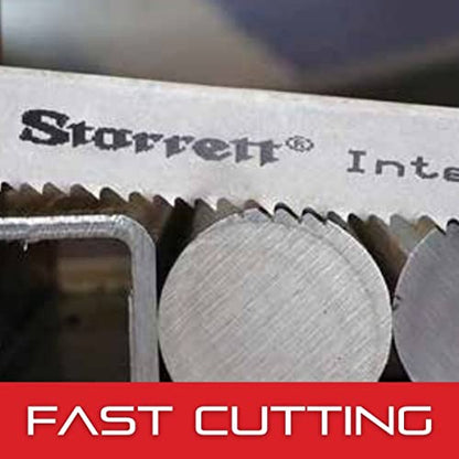 Starrett Intenss PRO Bi-Metal Band Saw Blade, 7' 9" L x 3/4" W x .035" T - size: 93" L x 3/4" W, style: Intenss PRO