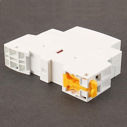 BAOMAIN 220V AC 2-Pole 25A Modular Contactor, 2NC, DIN Rail Mount