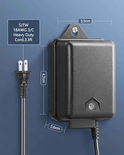 DEWENWILS 60W Low Voltage Landscape Transformer with Photocell Sensor