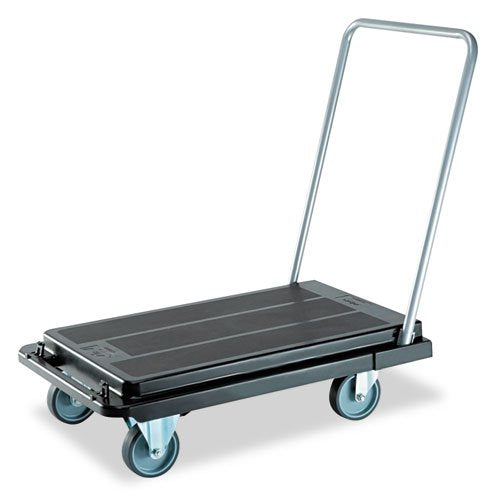 deflect-o - Heavy-Duty Platform Cart, 500lb Capacity, 20 9/10w x 32 5/8d x 9h, Black CRT5500-04 (DMi EA