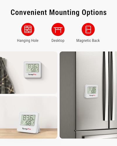 TempPro TempAir Bluetooth Digital Hygrometer Indoor Thermometer of 260FT - size: Bluetooth Thermometer