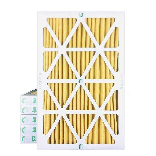 Glasfloss ZL 12x24x2 MERV 11 AC Furnace Pleated Air Filters. Box of 6 - size: 12x24x2 | 2" Filters | 6 Pack