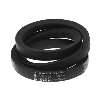 HARFINGTON B-965 V-Belts Drive Belt 965mm(38") Inner Girth 17mm Top Width B Section Rubber for Power Transmission - size: 965mm