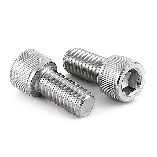 1/4-20 x 5/8" Socket Head Cap Screws, Allen Socket Drive, Stainless Steel 18-8 (304), Full Thread, Bright Finish, Machine Thread, 25 PCS - size: 1/4-20 x 5/8"