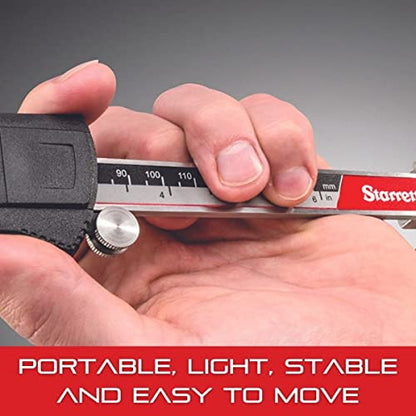 Starrett Electronic Height Gage, 0-6" Range, .0005" Resolution