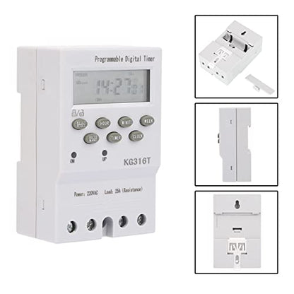 KG316T 220V Timer Switch, Keenso KG316T 220V Automatic Digital Timer Switch Microcomputer Time Control Switch Programmable Timer Switch