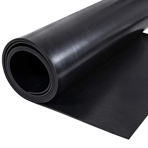 TORRAMI Neoprene Rubber Sheet Roll 1/16 (.062) Inch Thick x 12 Inch Wide x 48 Inch Long for DIY Gaskets, Pads, Seals, Crafts, Flooring,Cushioning of Anti-Vibration, Anti-Slip - size: 12" Wide X 48" Long, style: 1/16 (.062)" Thick