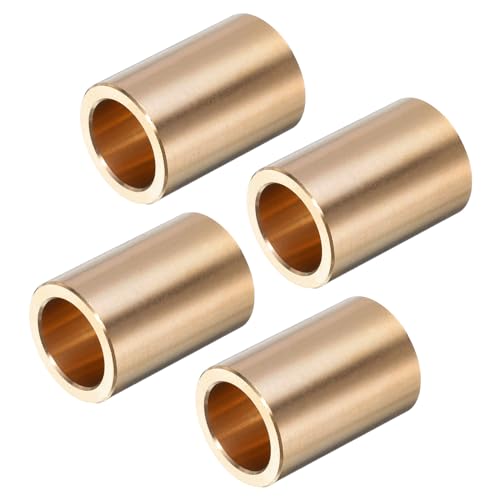 uxcell 4pcs Sleeve Bearings 1/2" Bore x 11/16" OD x 1" Length Self-Lubricating Brass Bushing - size: 1/2" Bore x 11/16"OD x 1 " Length