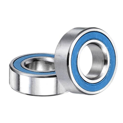 uxcell 10 Pcs MR126-2RS Micro Bearings, 6x12x4mm Chrome Steel, ABEC7 - size: MR126-2RS