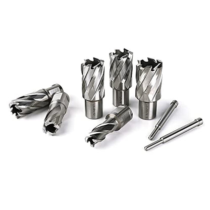 OSCARBIDE 13pc HSS Annular Cutter Set,1" Cutting Depth,1"/16" to 1-1/16"Dia