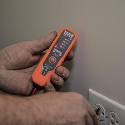 Klein Tools ET40VP GFCI Receptacle Tester and AC/DC Voltage Tester Kit - size: 2-Piece Tester Kit