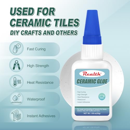 Ceramic Glue Clear 30g, Food Safe Glue for Ceramic Repair - size: 30g, style: Ceramic Glue