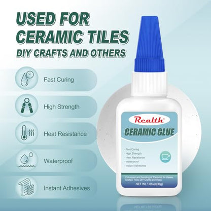 Ceramic Glue Clear 30g, Food Safe Glue for Ceramic Repair - size: 30g, style: Ceramic Glue