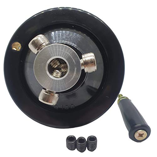 4" Ultimate Handwheel Fits 1/2" Shaft or Smaller - Table Saw, Lathe & More - size: 4" X 1/2"