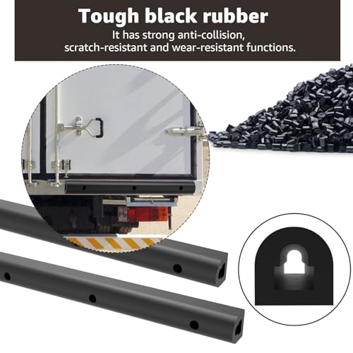 Universal Rubber Bumper Protector Strips Loading Dock Fender Pad Bump Stop