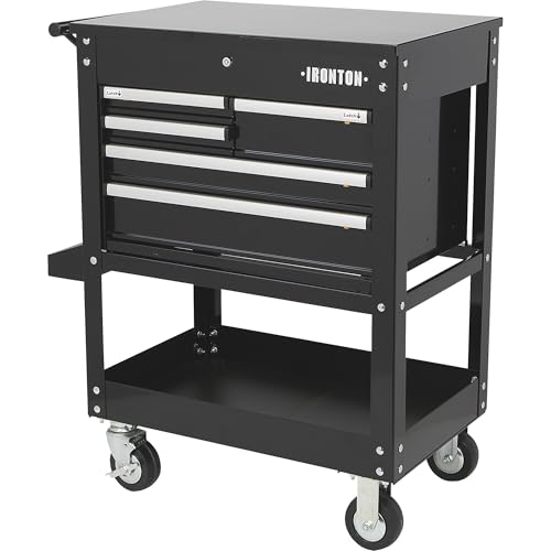Ironton 30in. 5-Drawer Mechanic's Tool Cart, 700-Lb. Capacity - size: 5 Drawer